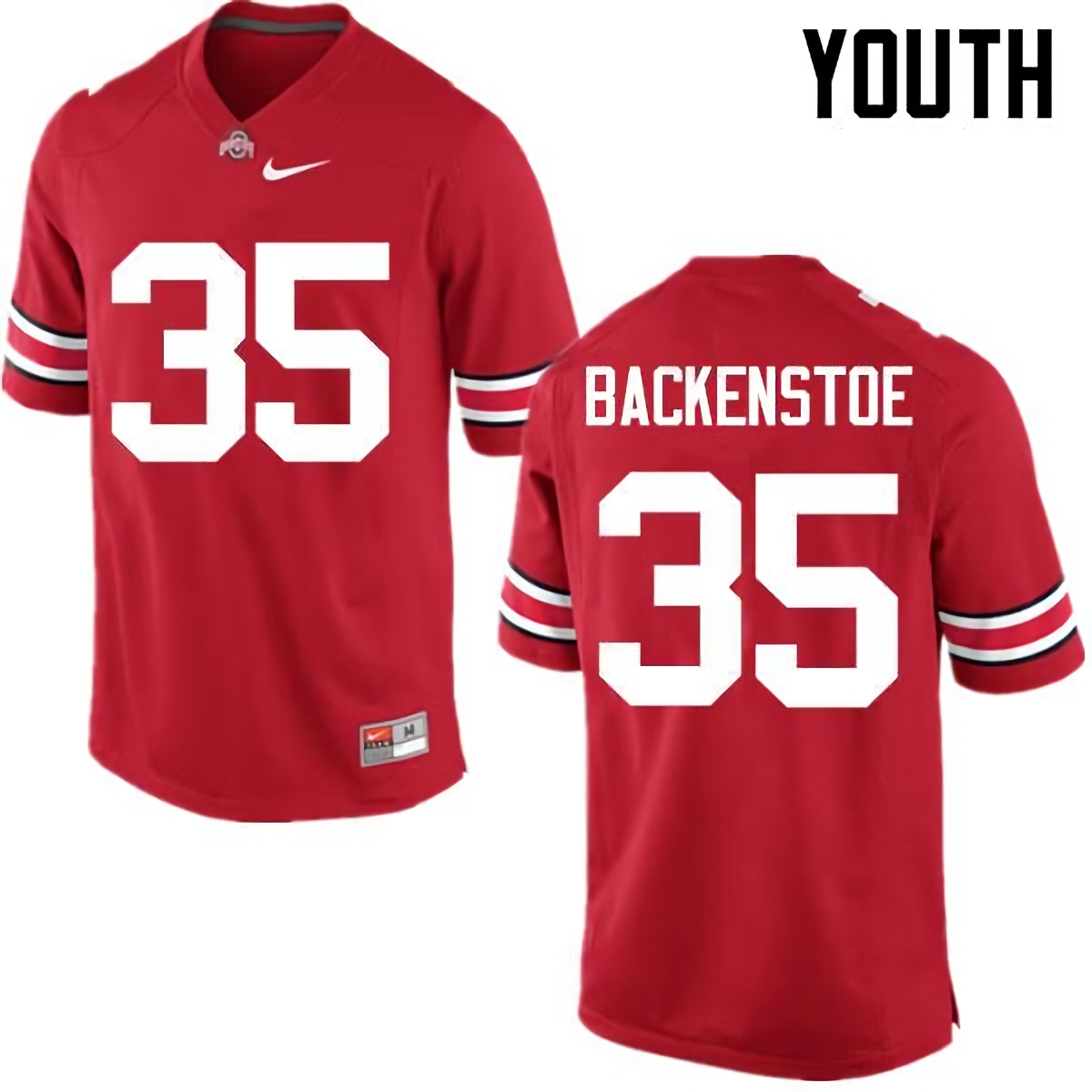 Alex Backenstoe Ohio State Buckeyes Youth NCAA #35 Nike Red College Stitched Football Jersey VPL2256PX